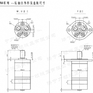 半岛电竞游戏（中国）有限公司后油口系列马达